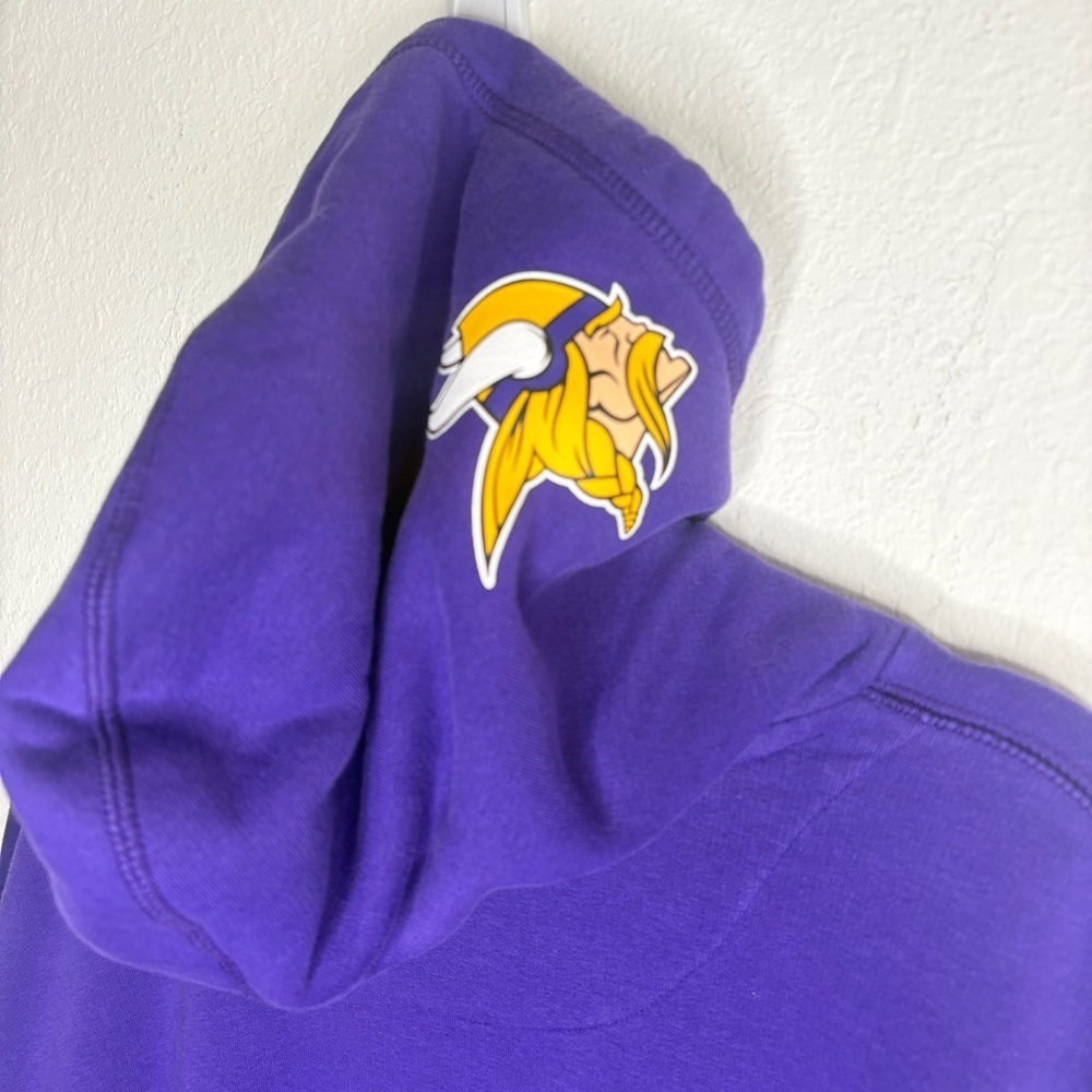 Nike Minnesota Vikings Purple Hoodie Pullover Mens Size XXL - Picture 6 of 8